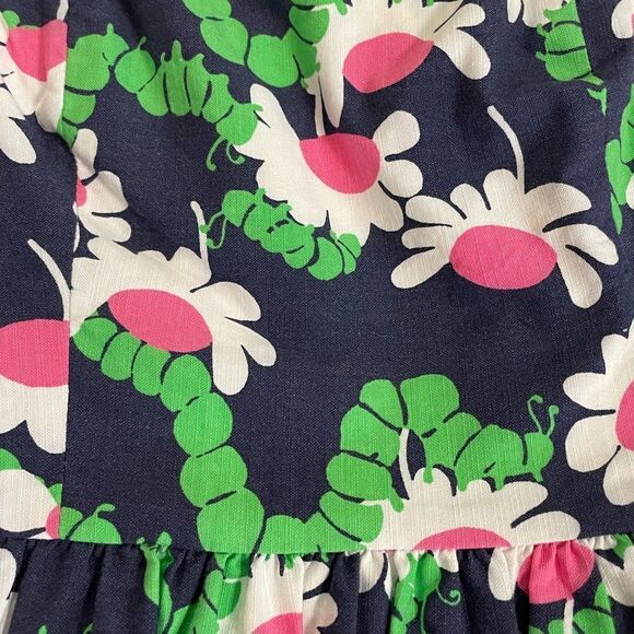 Lilly Pulitzer Yum yum caterpillar Strapless Dress 2 - Picture 5 of 7
